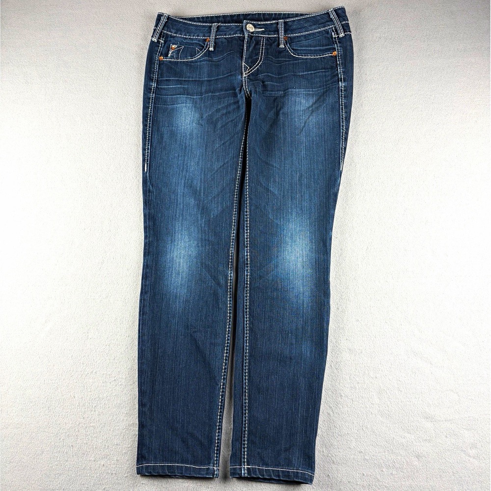 Vintage Y2K True Religion Jeans Women's 30 Fits 32x29.5 Made USA Low Rise